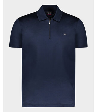 Paul & Shark polo korte mouw donkerblauw