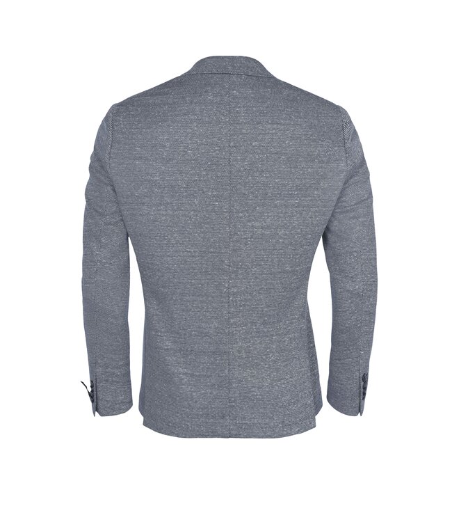 Flex colbert blauw melange