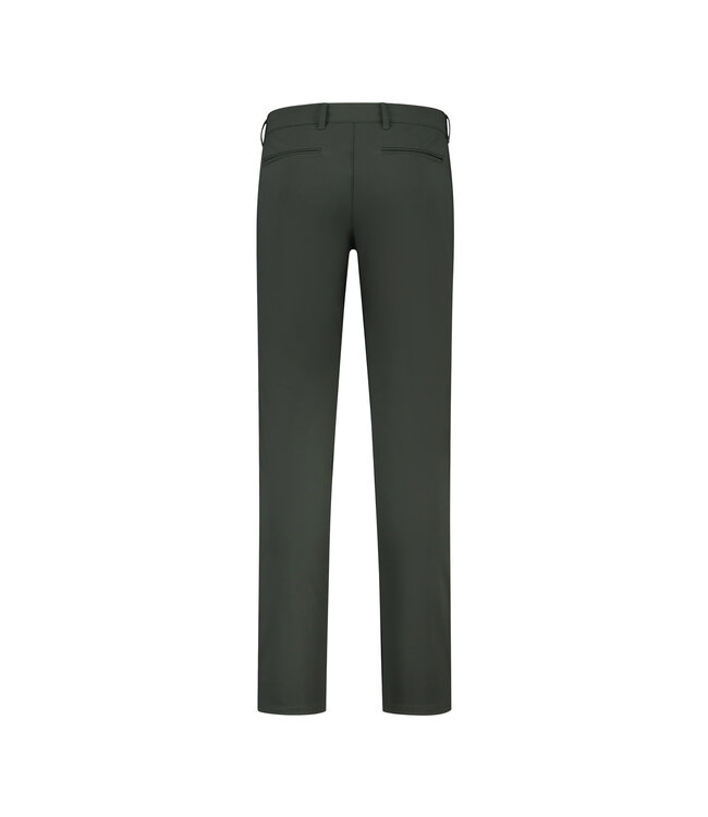 slim fit travel chino groen