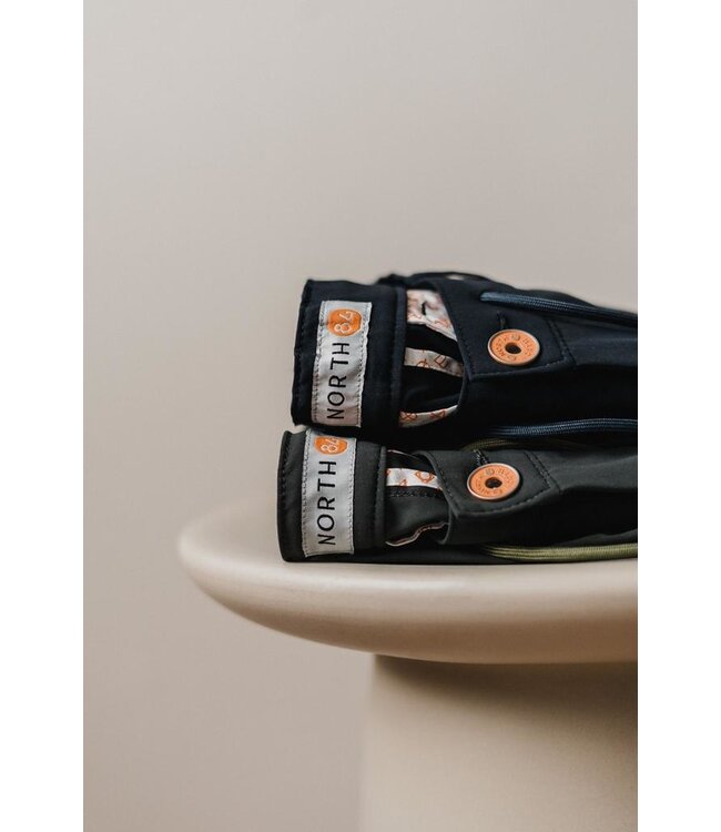 slim fit travel chino groen