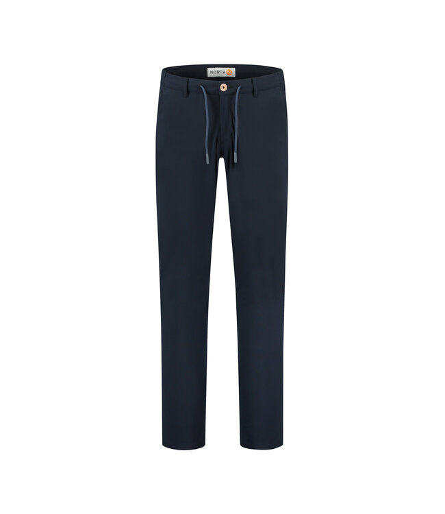 slim fit travel chino marine