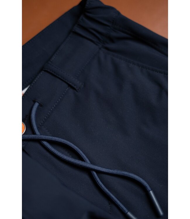 slim fit travel chino marine