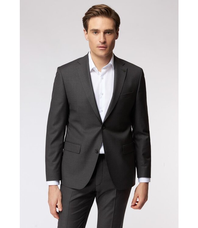 regular fit Cerruti kostuum antraciet