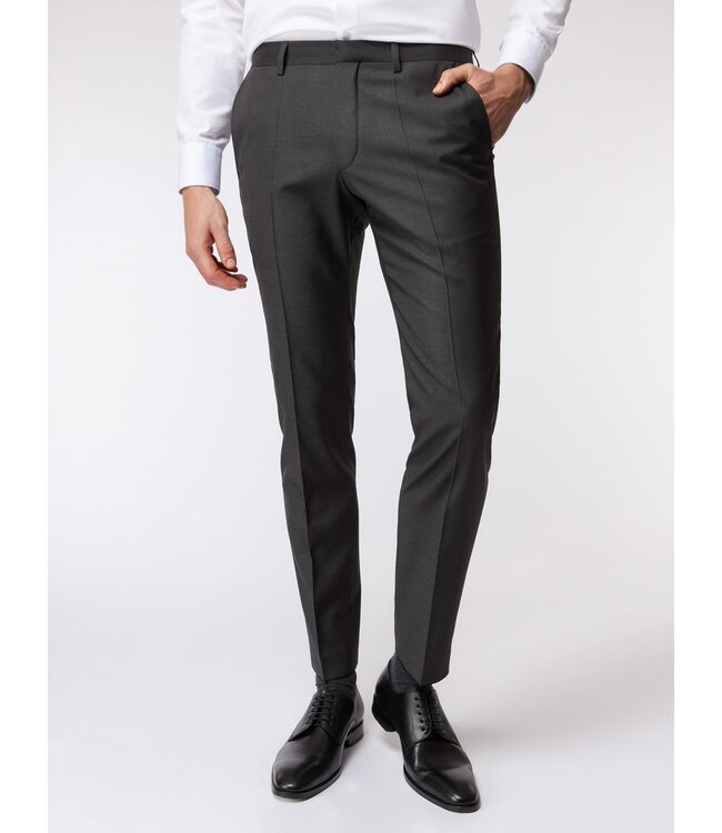 regular fit Cerruti kostuum antraciet