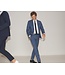 slim fit Marlane kostuum blauw