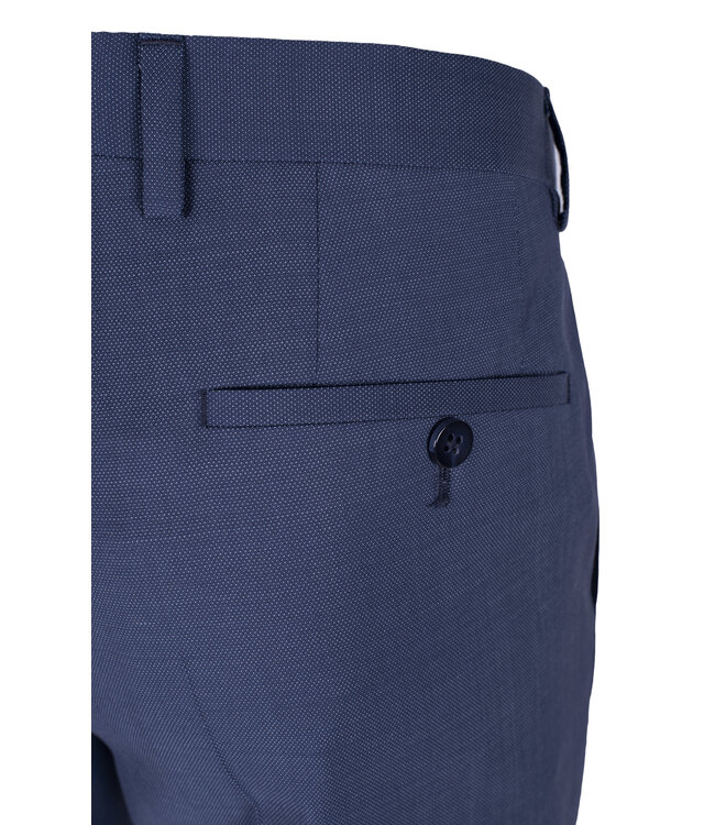 slim fit Marlane kostuum blauw