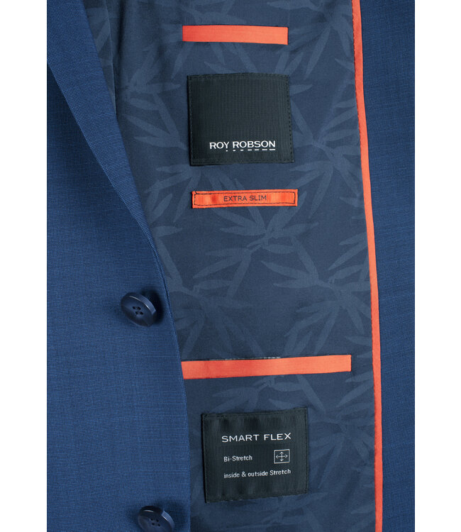 extra slim fit kostuum blauw