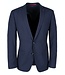 slim fit technisch kostuum blauw