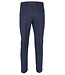 slim fit technisch kostuum blauw