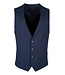 slim fit technisch kostuum blauw