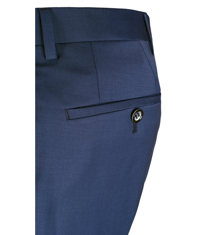 slim fit kostuum blauw