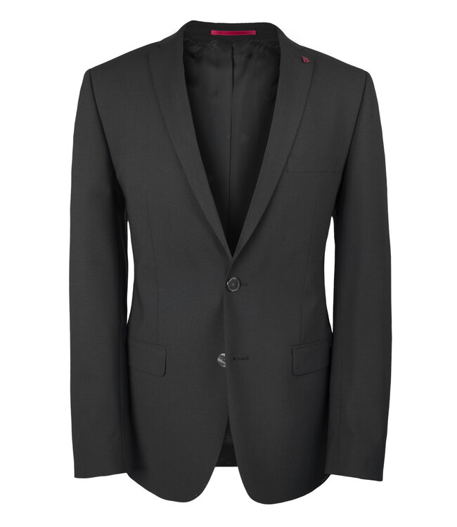 slim fit kostuum zwart