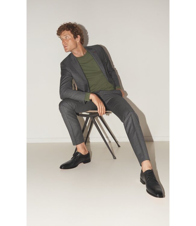 slim fit Marlane kostuum grijs