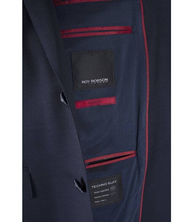 slim fit Marlane kostuum marine