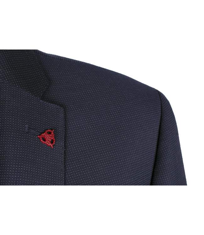 slim fit Marlane kostuum marine