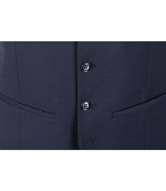 slim fit Marlane kostuum marine