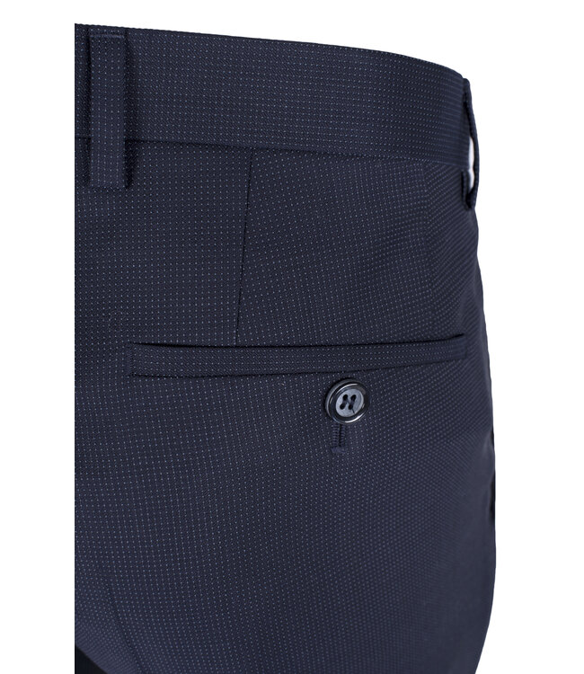 slim fit Marlane kostuum marine