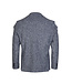 colbert visgraat print blauw