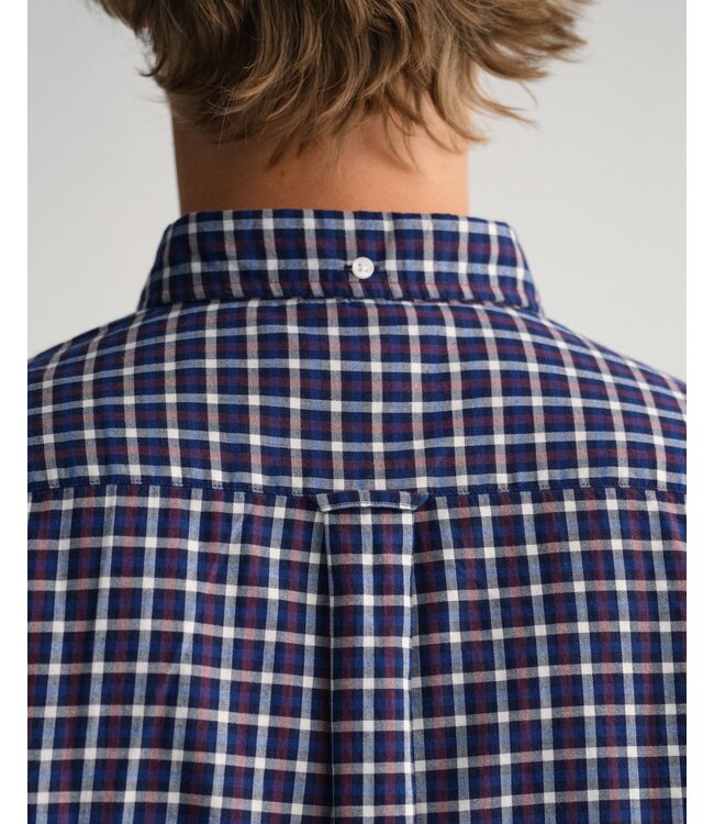 regular fit overhemd marine ruit