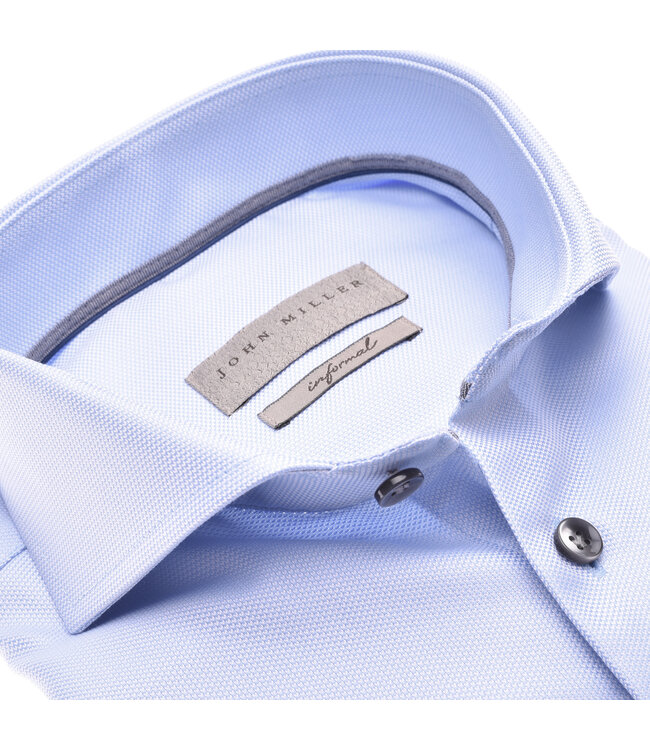 slim fit overhemd lichtblauw