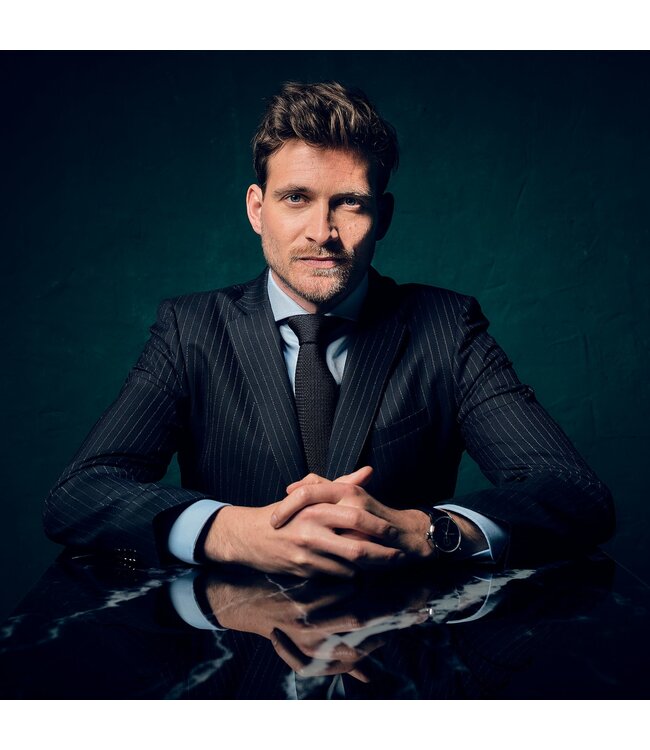 slim fit overhemd lichtblauw