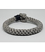 Cobra armband lichtgrijs