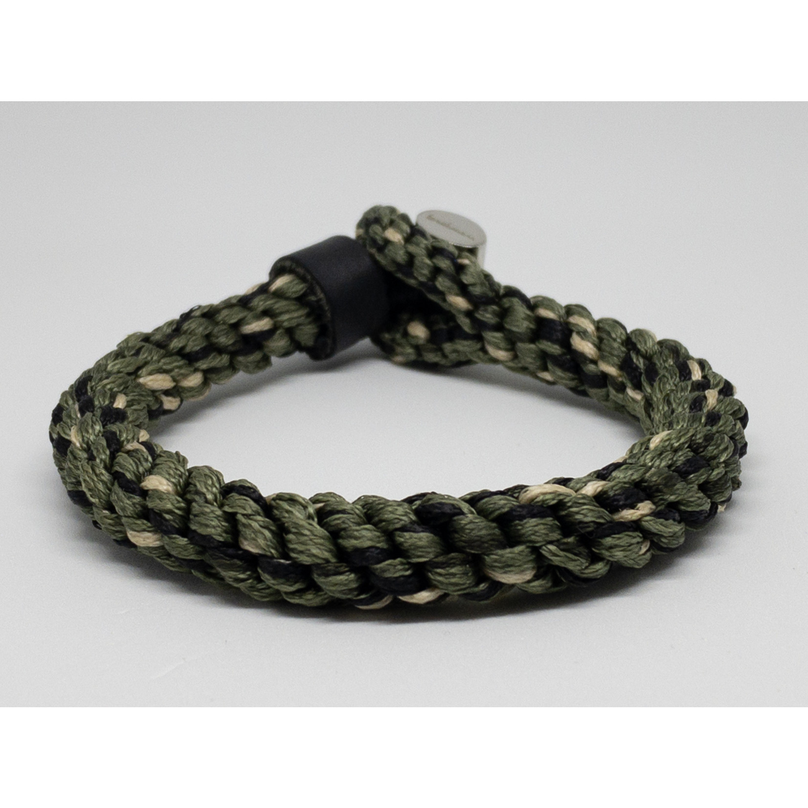 Brahman Bracelets Cobra armband groen zwart