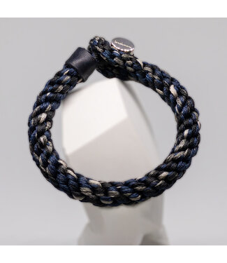 Brahman Bracelets Cobra armband blauw grijs