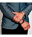 Cobra armband blauw grijs
