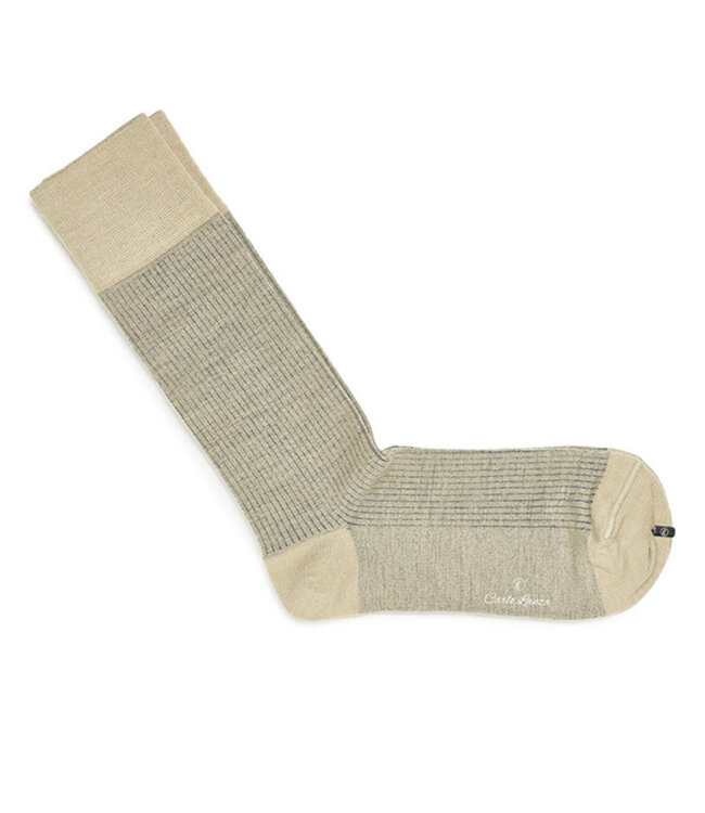 wollen shadow sokken beige