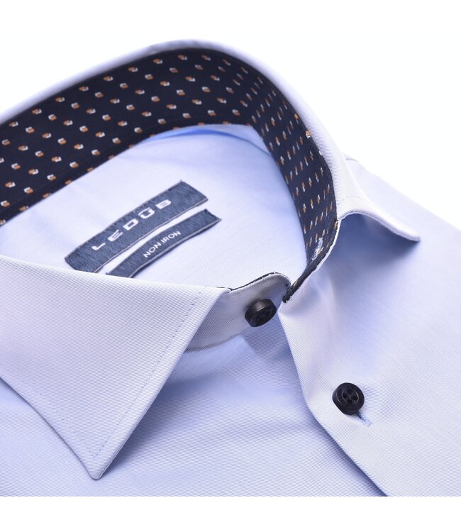 modern fit overhemd lichtblauw