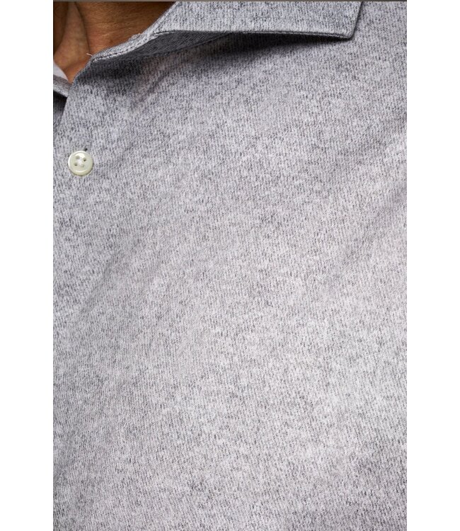 jersey overhemd lichtgrijs
