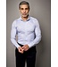 jersey overhemd lichtblauw print