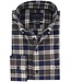 Portofino regular fit overhemd grijs ruit