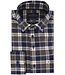 regular fit overhemd grijs ruit