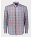 regular fit overhemd blauw ruit