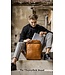 leren rugzak Mack cognac