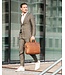 Chesterfield leren laptoptas Seth cognac
