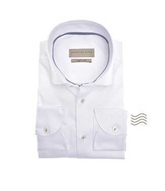 John Miller tailored fit easy care overhemd wit