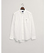 GANT regular fit poplin overhemd wit