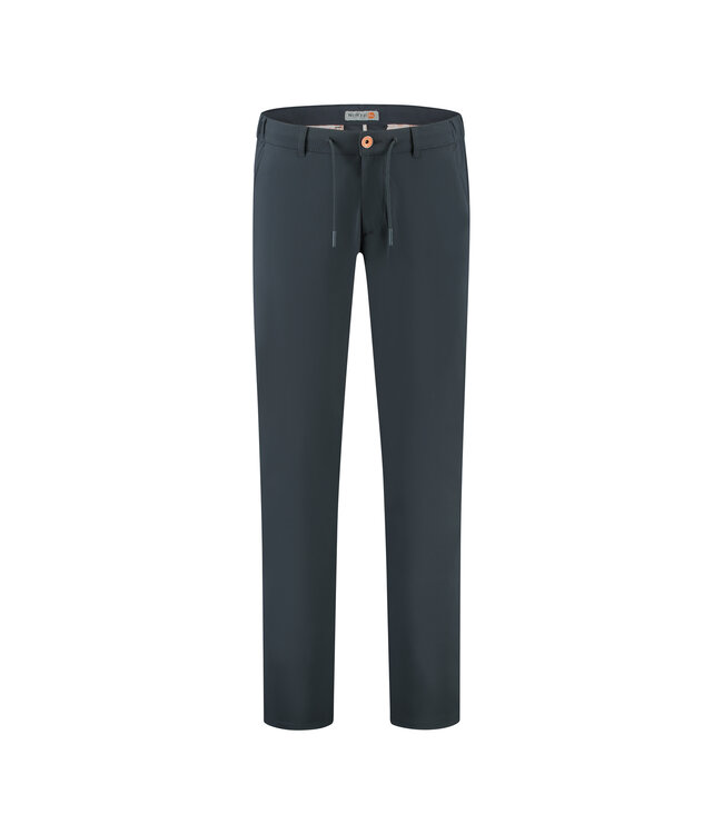 slim fit travel chino antraciet