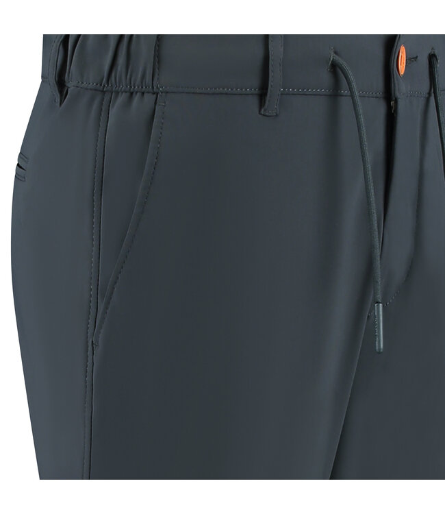 slim fit travel chino antraciet