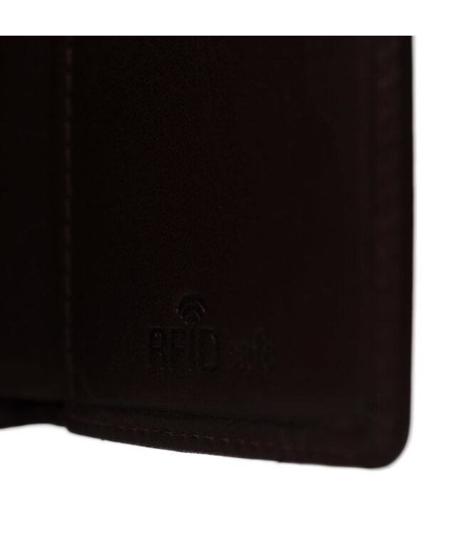 leren portemonnee Lancaster bruin