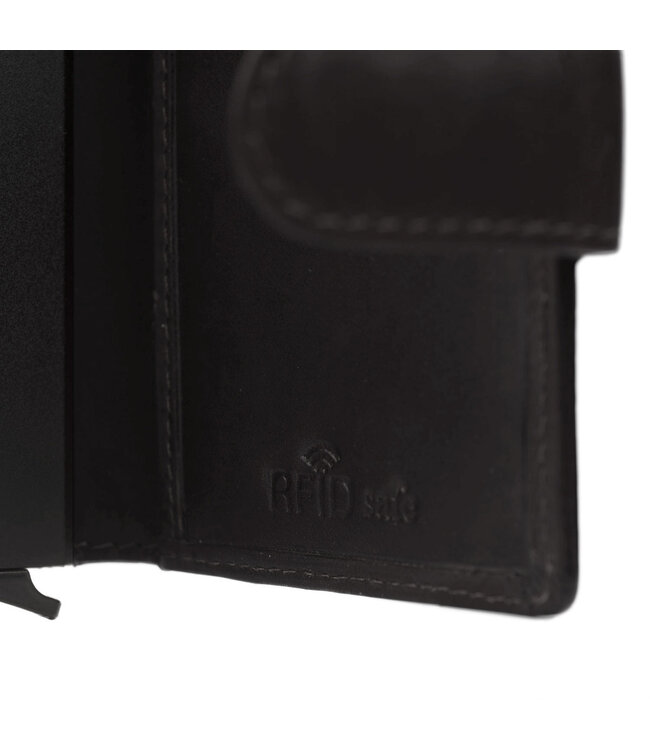 leren portemonnee Loughton bruin