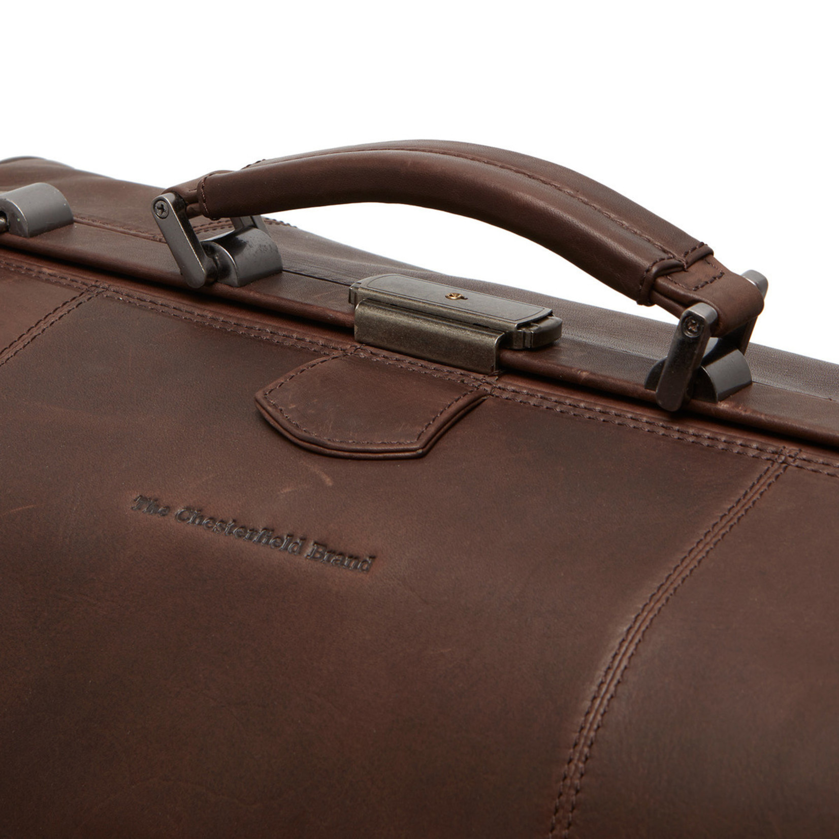 Chesterfield leren weekendtas Texel bruin