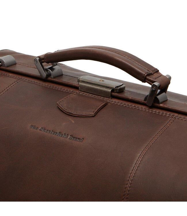 leren weekendtas Texel bruin