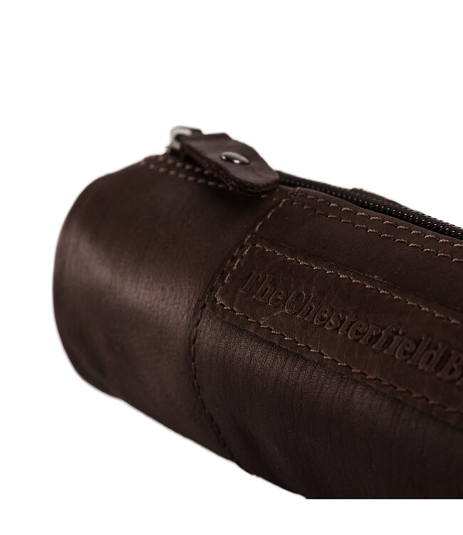 leren pennenentui Lea bruin