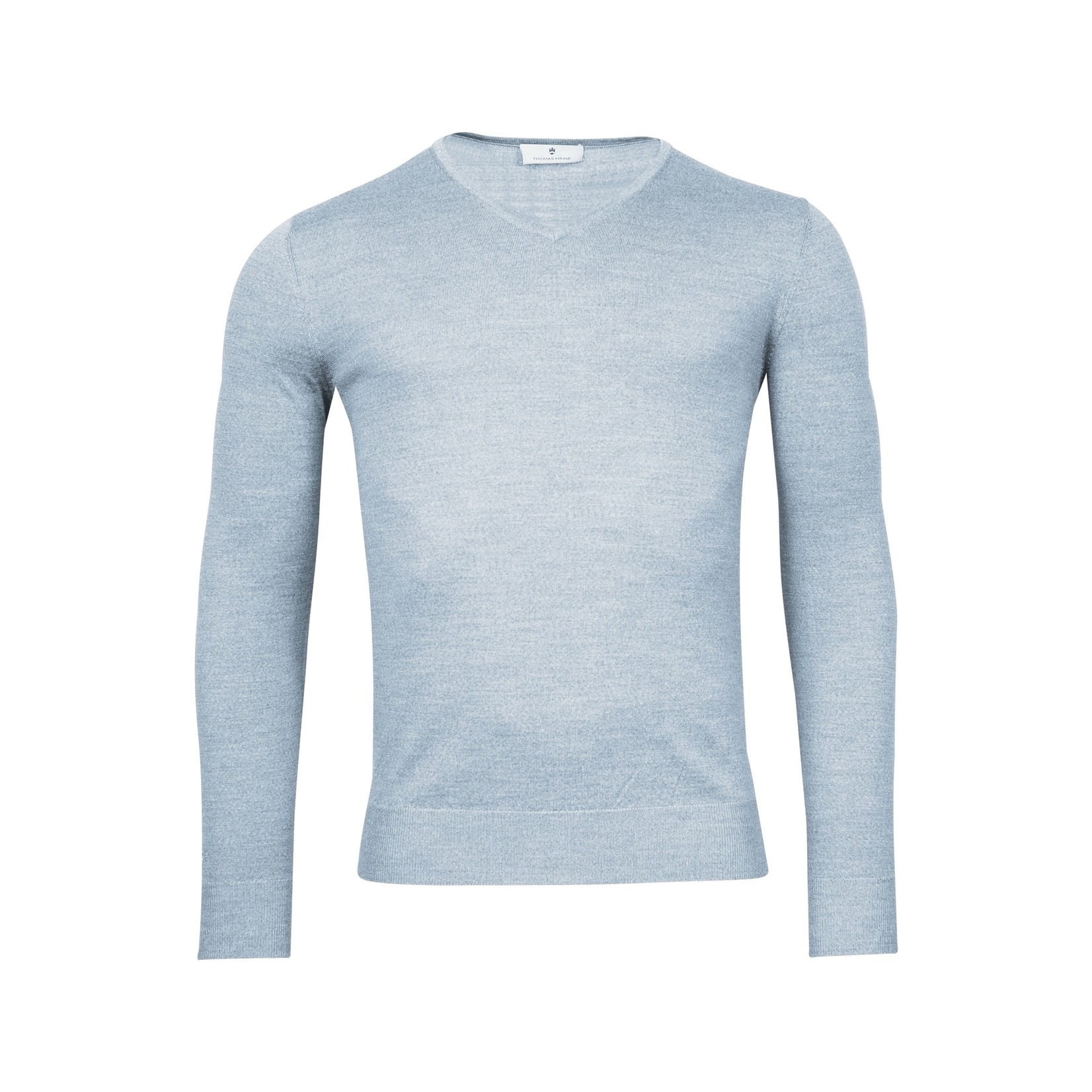 Thomas Maine v-hals pullover lichtblauw