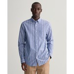 GANT regular fit Oxford overhemd blauw streep