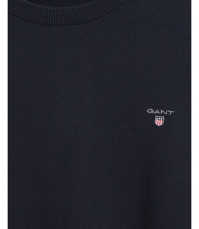 katoenen ronde hals trui marine